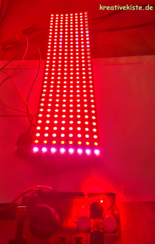 3 Arduino Color Match auf 8x32 Pixeln Der ultimative hochkant Reaktions Test