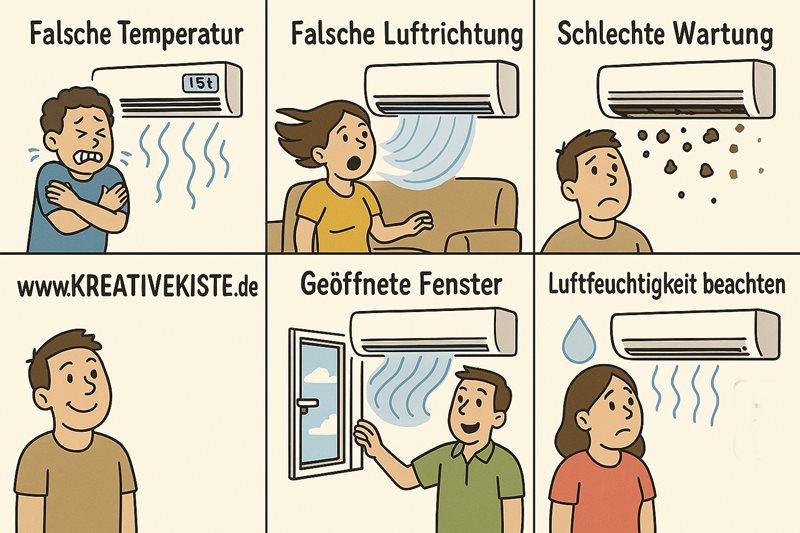 5 häufige Fehler beim Betrieb deiner Klimaanlage