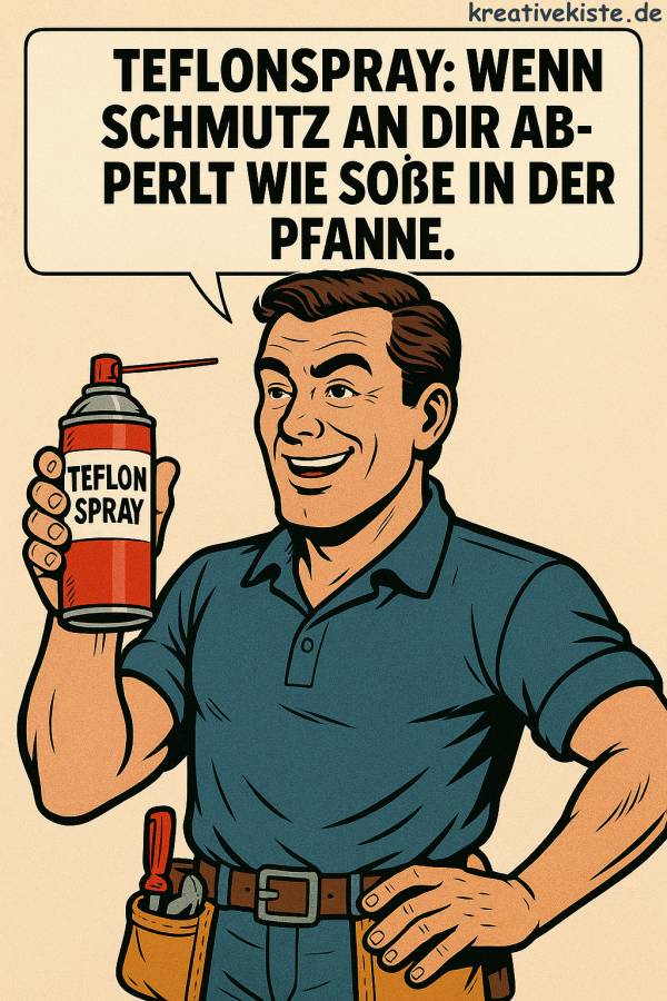 Teflonsplay Wenn Schmutz an dir abperlt wie Soße in der Pfanne