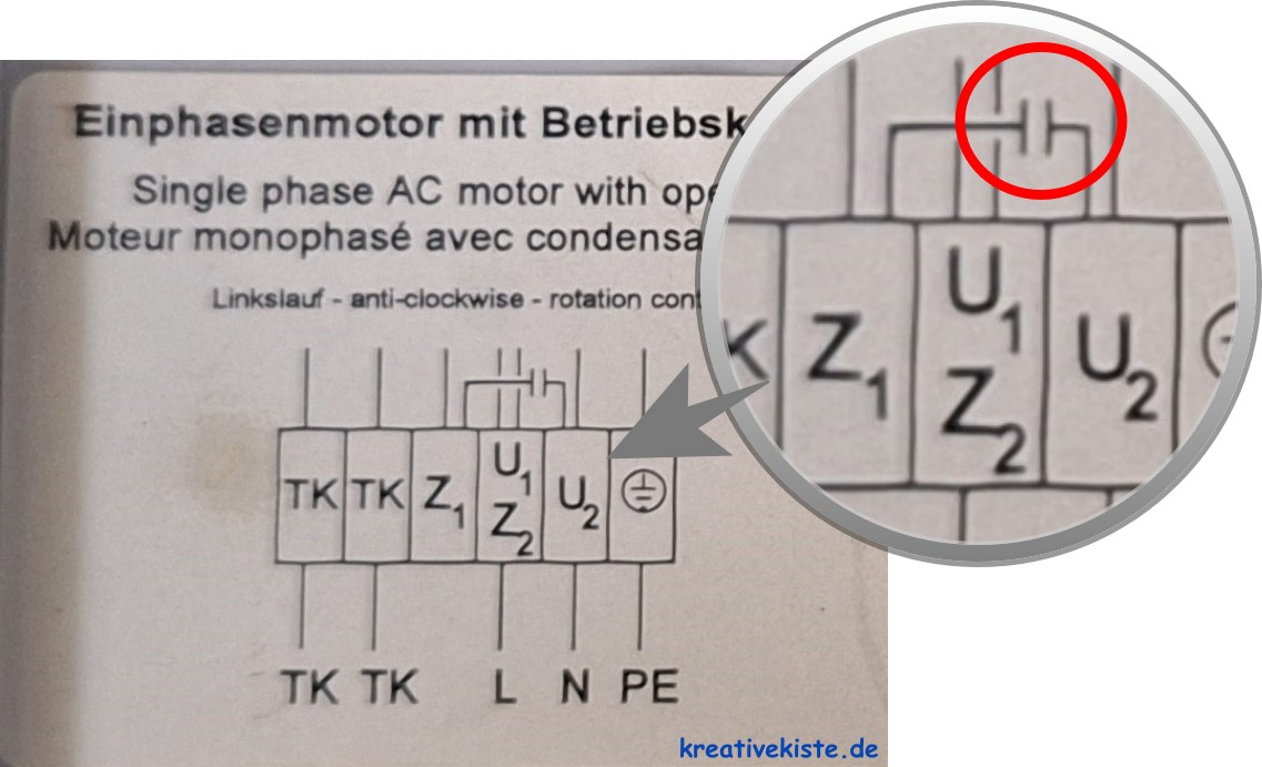 Elektrischen Kondensator von Motoren mit Multimeter prüfen 1
