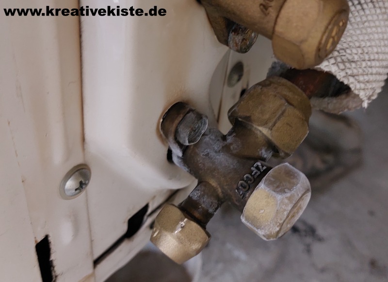 an den anschlüssen der Klimaanlage darf sich kein Eis bilden