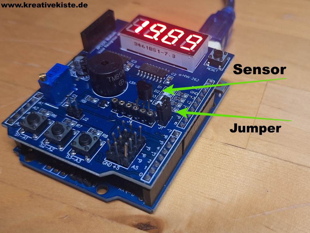 Multi Funktion Shield LM35 tutorial