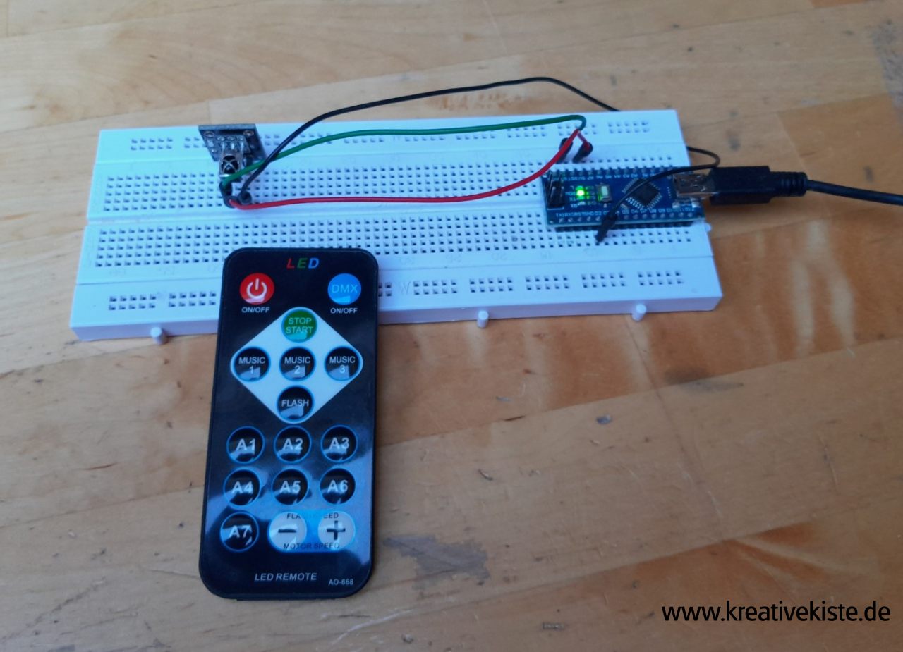 4 Arduino KY 022 IR Empfänger mit Ardublock programmieren Tutorial