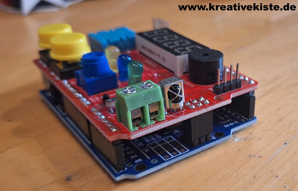 Arduino rich shield IR LED code 1