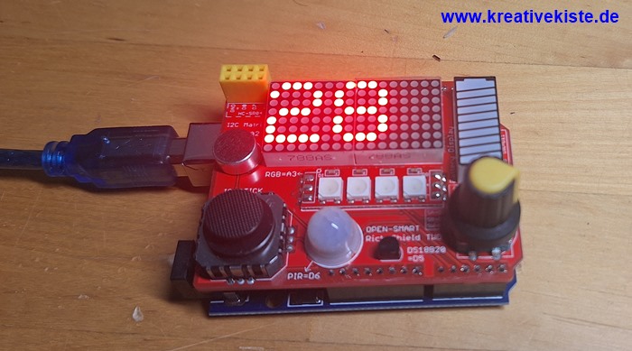 8 open smart rich shield two LED Dot Matrix Display Modul
