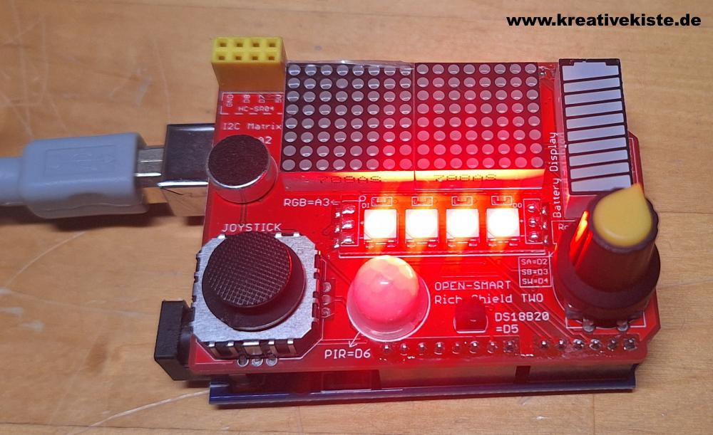 open smart rich shield two neo pixel rgb led 2
