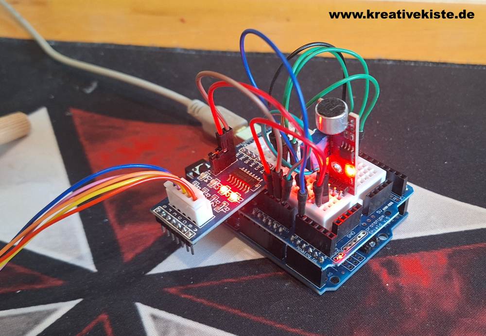 Arduino Projekt für Anfänger Glücksrad mit 28BYJ 4 Stepper 2