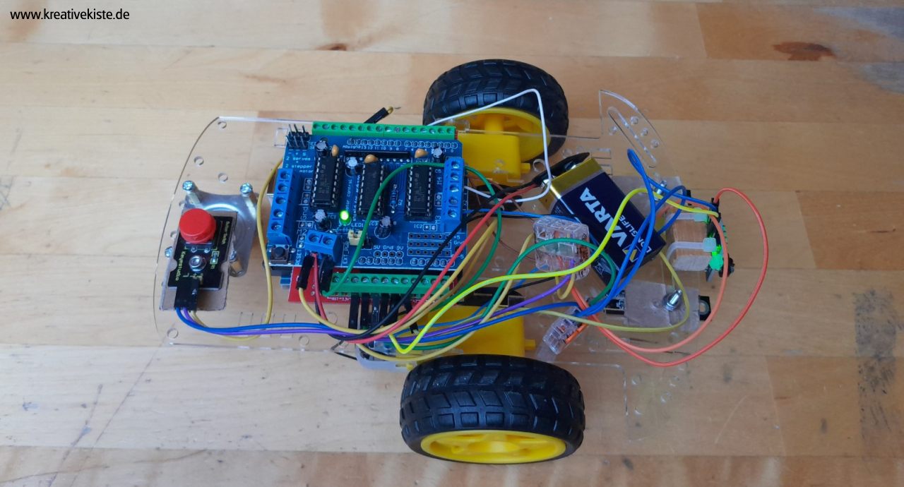 2WD Roboter Smart Car Arduino mit Hinderniserkennung 3