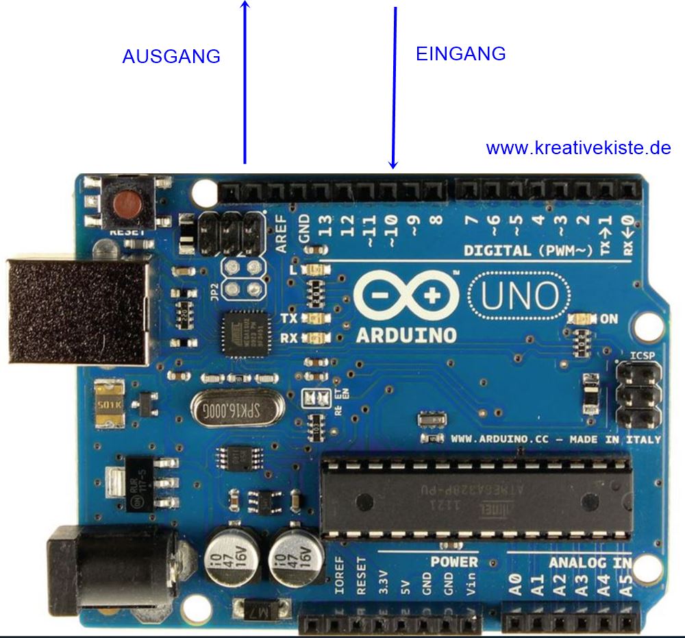 arduino anfänger tutorial eingänge und ausgänge