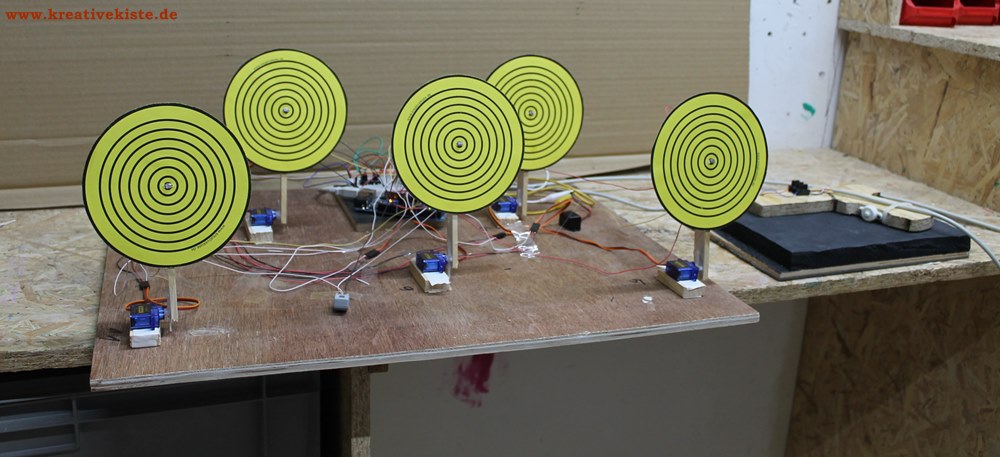 laser spiel arduino servomotor selber bauen