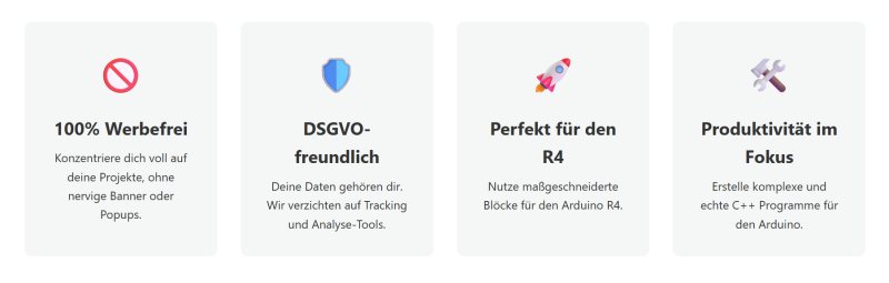 neue einfache visuelle Programmierumgebung für den blockly for arduino 