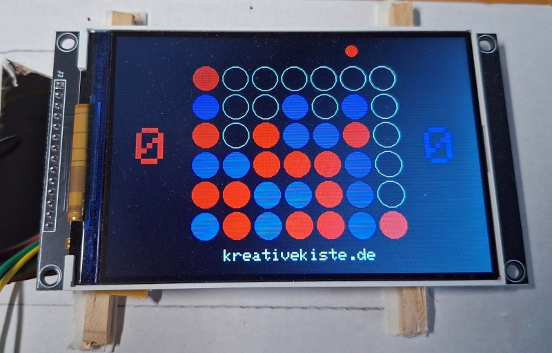 2 4 Gewinnt auf Arduino UNO Retro Gaming auf einem 4 TFT