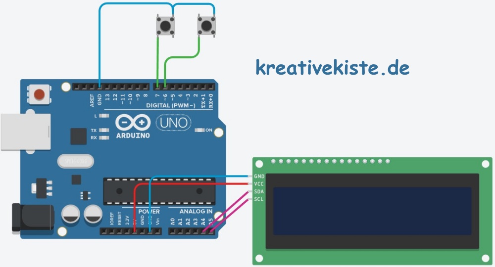 Arduino Anfänger Projekt 5 Sekunden Zeitmessspiel 1