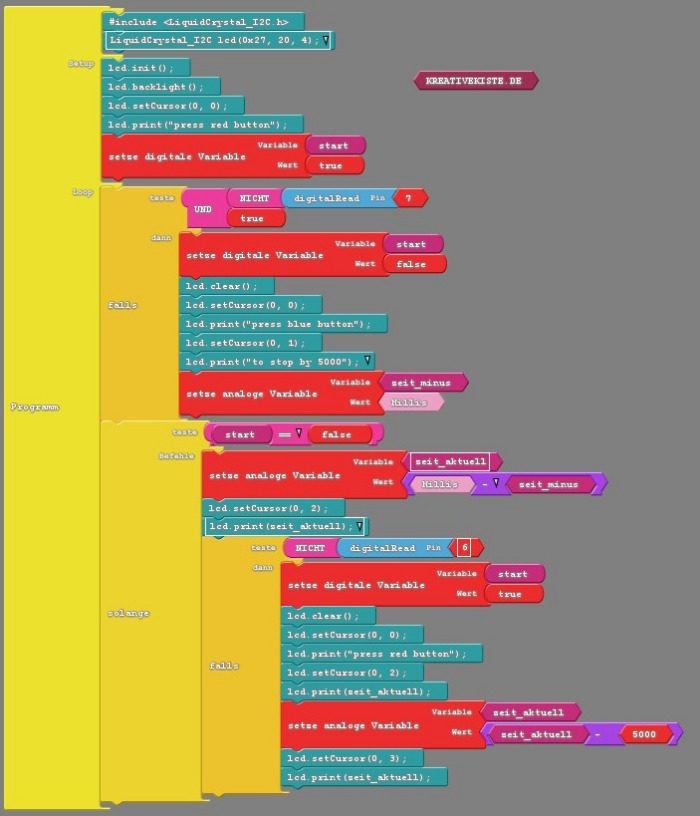 Arduino Anfänger Projekt 5 Sekunden Zeitmessspiel 3