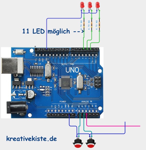 der heisser draht als die smarte Variante mit Arduino Uno