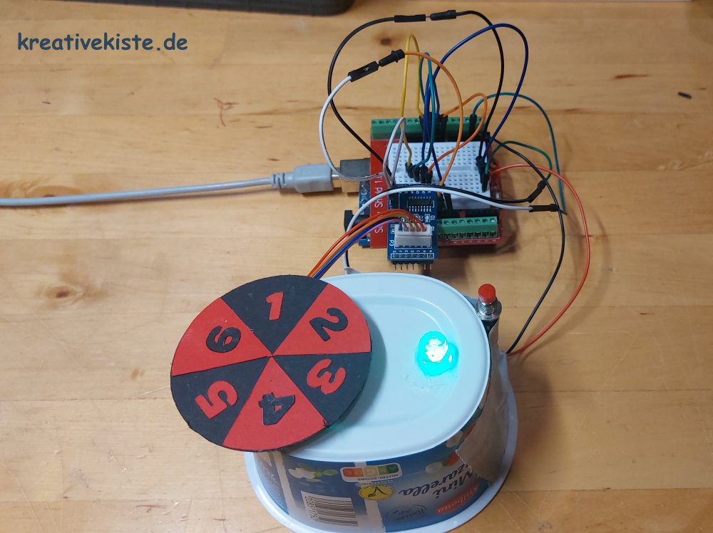 Arduino Stepper Würfel einfaches Projekte für Anfänger