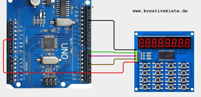 Retro Vibes Dino Run QYF TM1638 Board