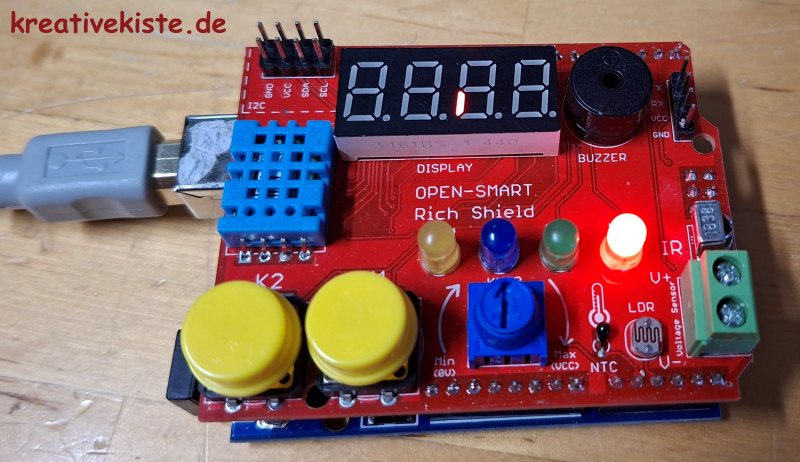 10 Gluecksrad Spiele MINT auf dem Open Smart Rich Shield V1