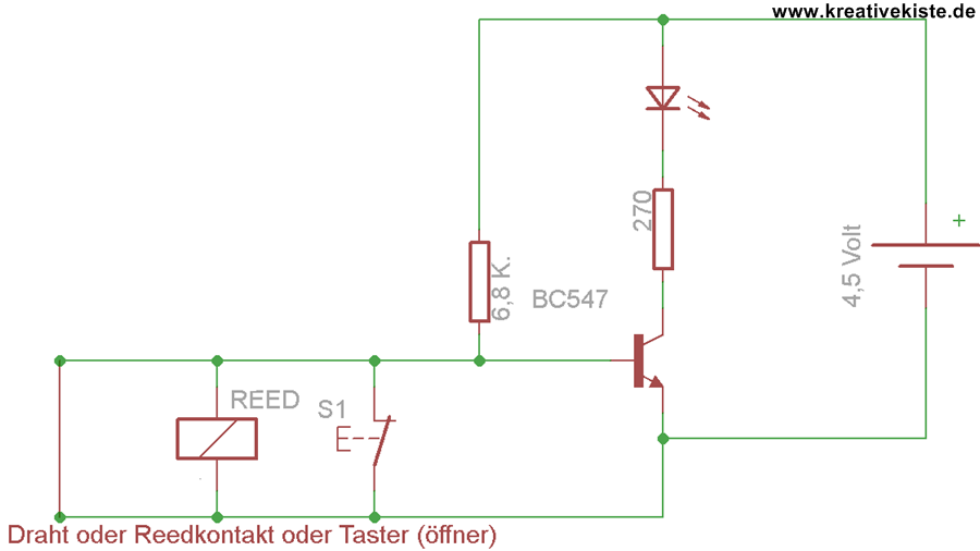 33-Transistor-Grundschaltungen-singel-blinker