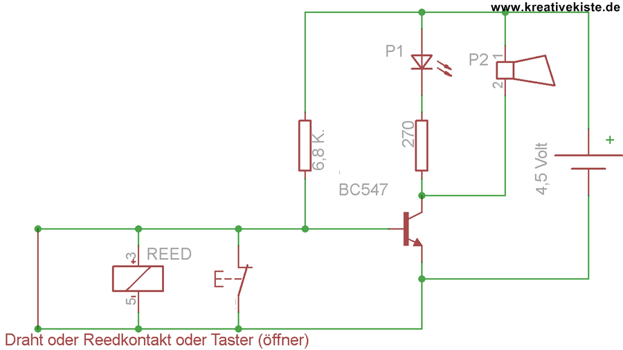34-alarmkontakt-Transistor-Grundschaltungen