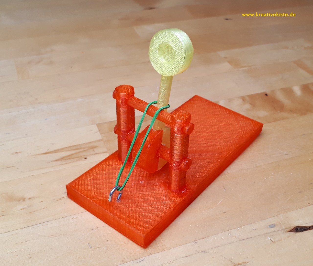 5 3D drucker katapult mit gummis bauen