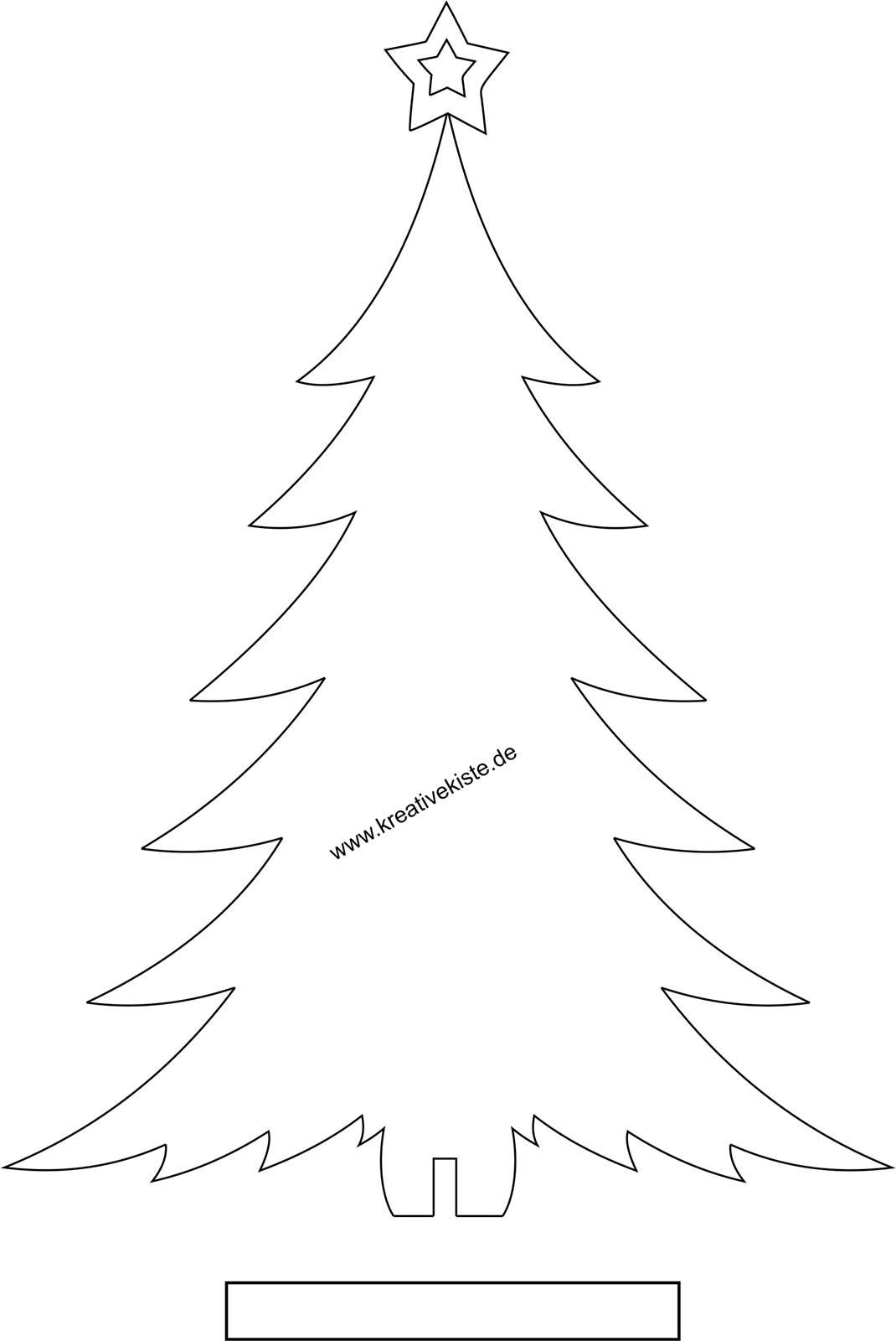 laubsägevorlagen Weihnachtsbaum kostenlos 3