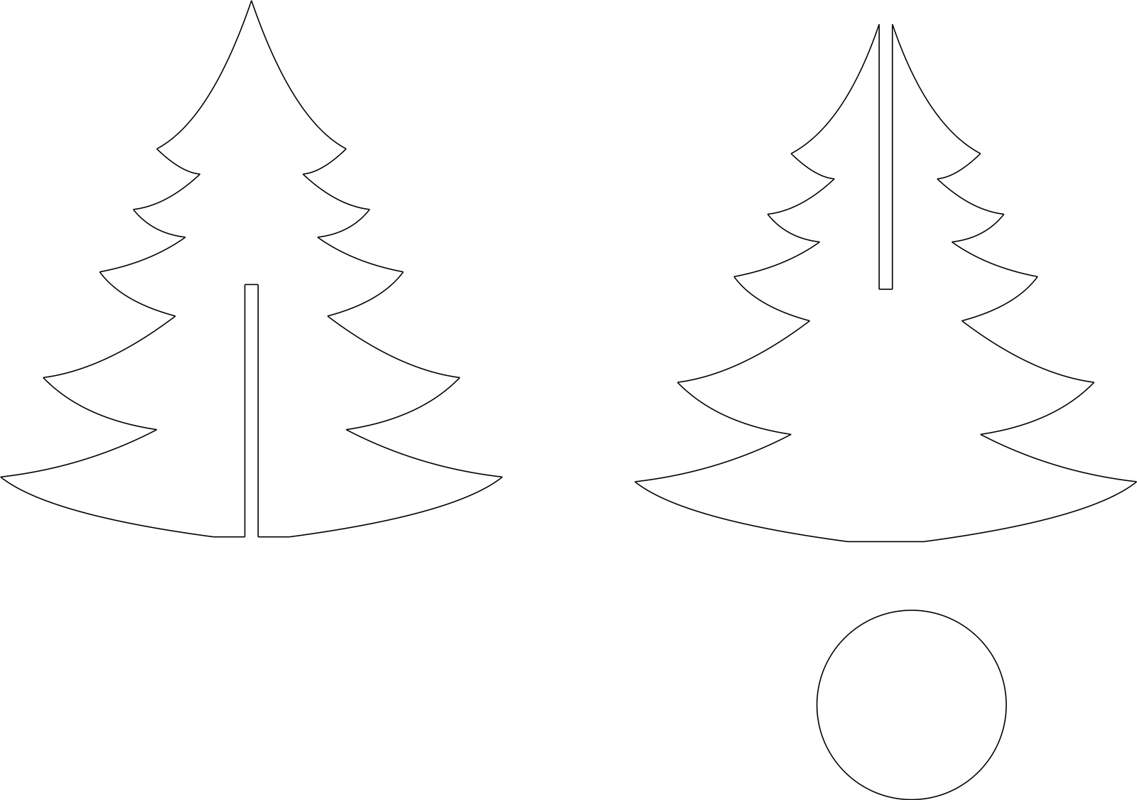 laubsägevorlagen weihnachtsbaum kostenlos 5