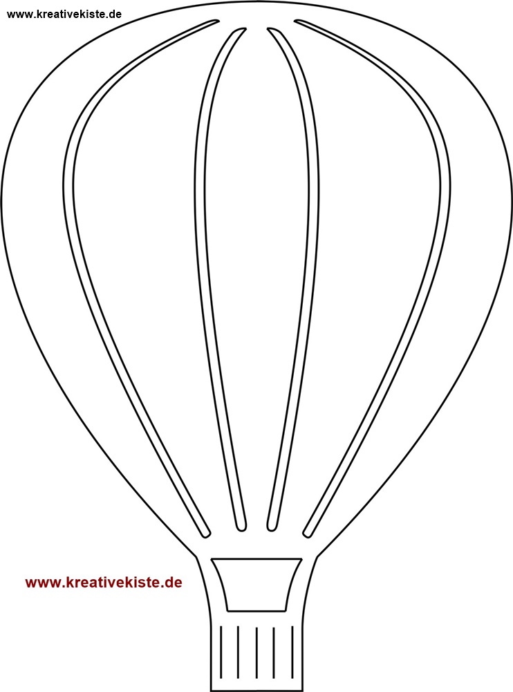 CDR SVG Vorlage Mobile Ballon