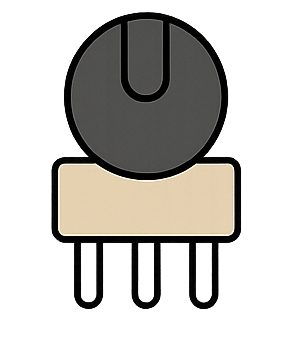 2 Potentiometer variable resistance